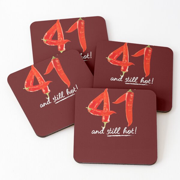 Item preview, 41st Birthday Gifts - 41 Years and still Hot designed and sold by betternotes.