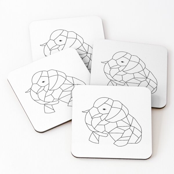 Item preview, Geometric Elephant designed and sold by haylees76.
