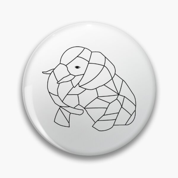 Item preview, Geometric Elephant designed and sold by haylees76.