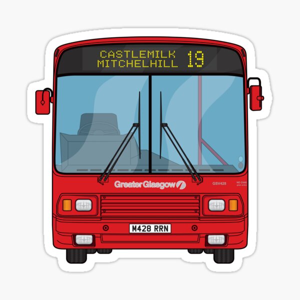 Item preview, Greater Glasgow Firstbus Alexander PS M428RRN Castlemilk 19Illustration designed and sold by BFXIII.