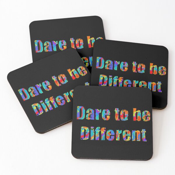Item preview, Dare to be different word art designed and sold by Diane Hunter Art.