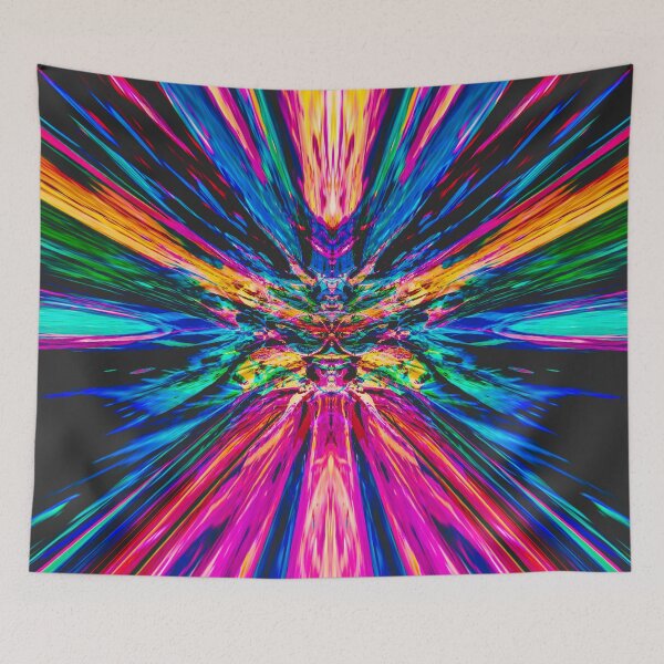 Item preview, Abstract Psychedelic Neon designed and sold by artworkbyrihen.