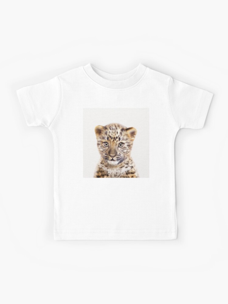 Baby Leopard Baby Animals Art Print By Synplus Kids T Shirt By Synplus Redbubble