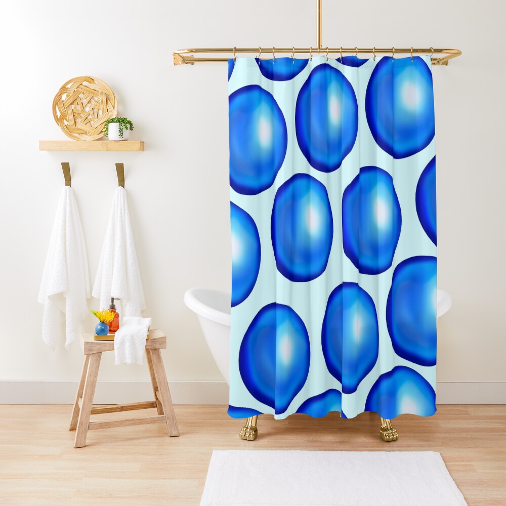 "Bubbles" Shower Curtain for Sale by SquareGarden73 Redbubble