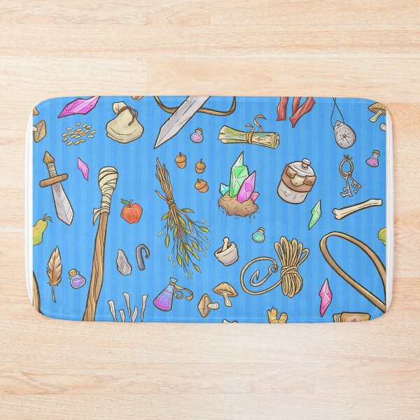 Item preview, Dangerous To Go Alone - D&D Inventory (blue) designed and sold by alliemackie.