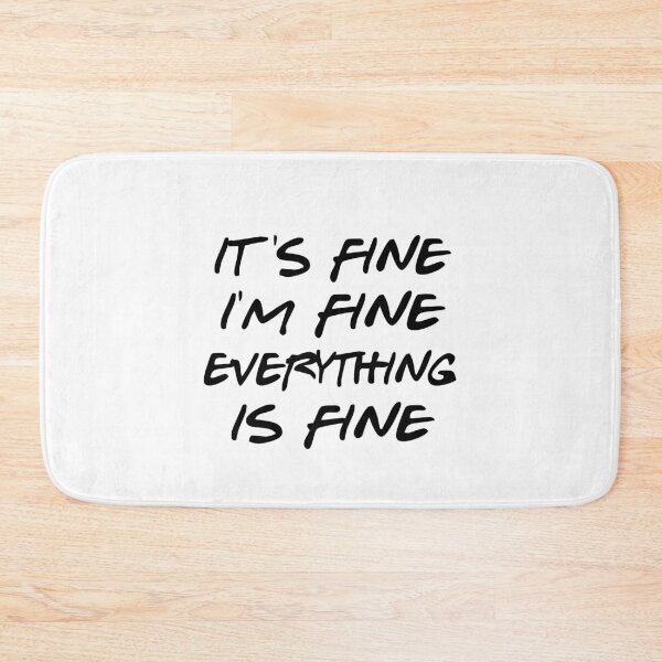 Item preview, white lie party ideas - its fine i'm fine everything is fine designed and sold by Andrea Lina.