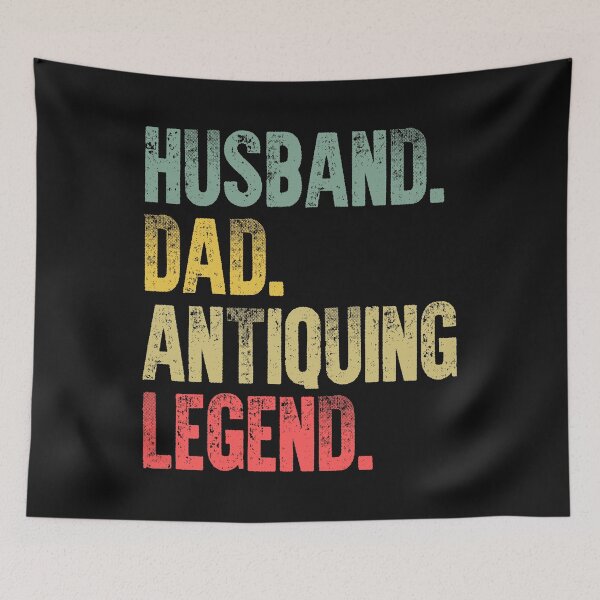 Item preview, Funny Men Vintage T Shirt Husband Dad Antiquing Legend Retro designed and sold by Bendthetrend.