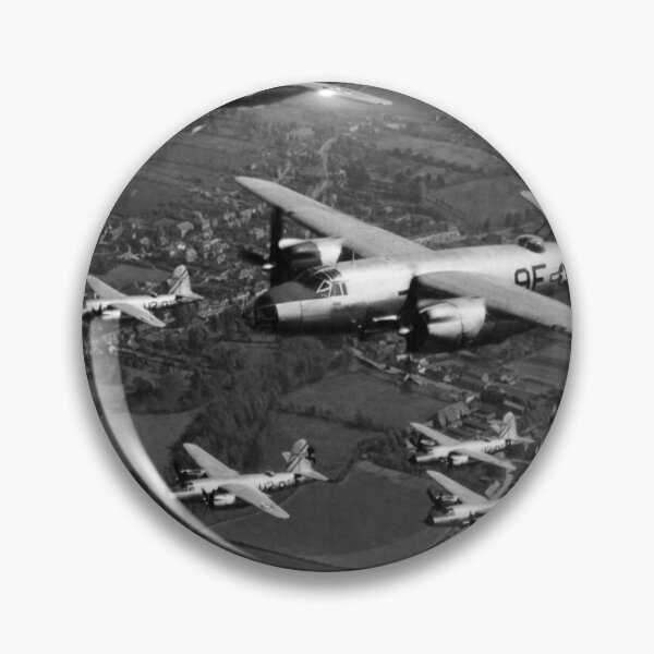 Item preview, B-26B Marauder Bombers Flying In Formation - WW2 England  designed and sold by warishellstore.