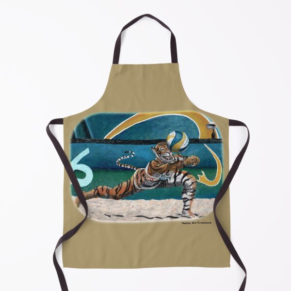 Item preview, Cat Warrior Volleyball Sports Fantasy designed and sold by HelmsArt.