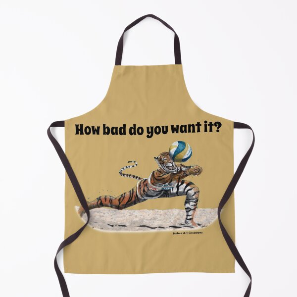 Item preview, Cat Warrior Beach Volleyball Realistic Art designed and sold by HelmsArt.