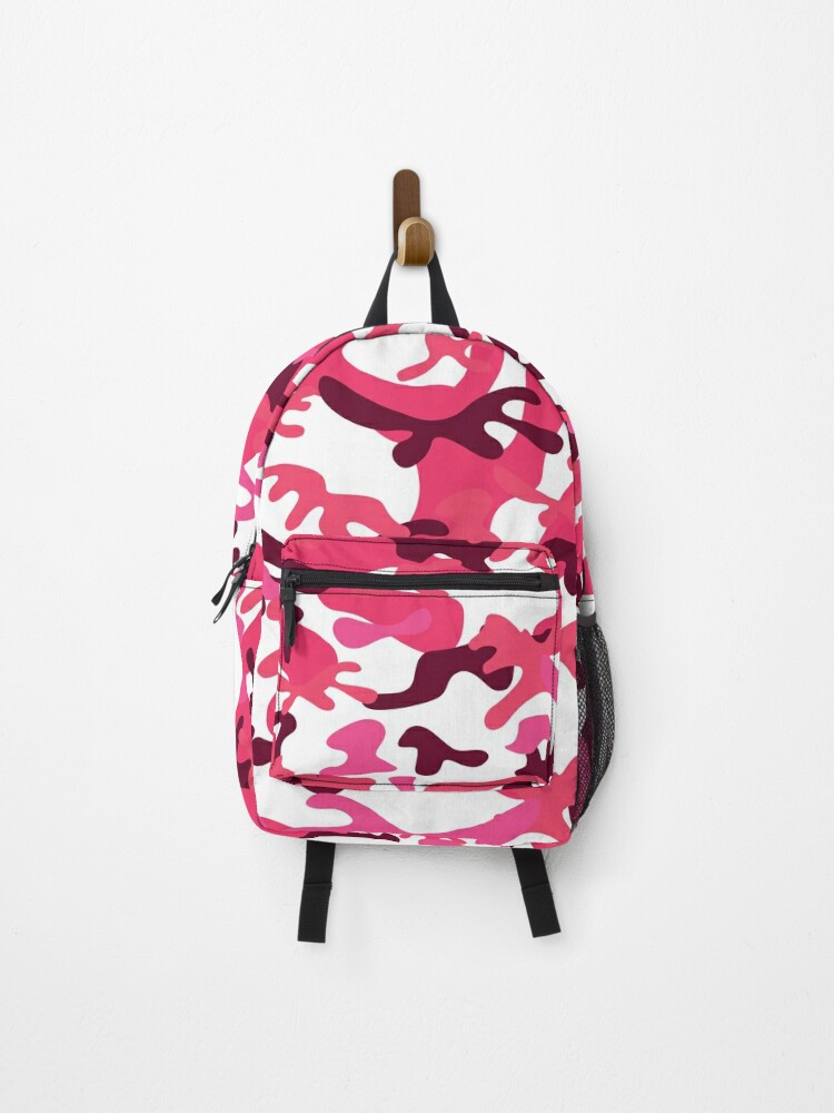 Mini camo cheap backpack from pink