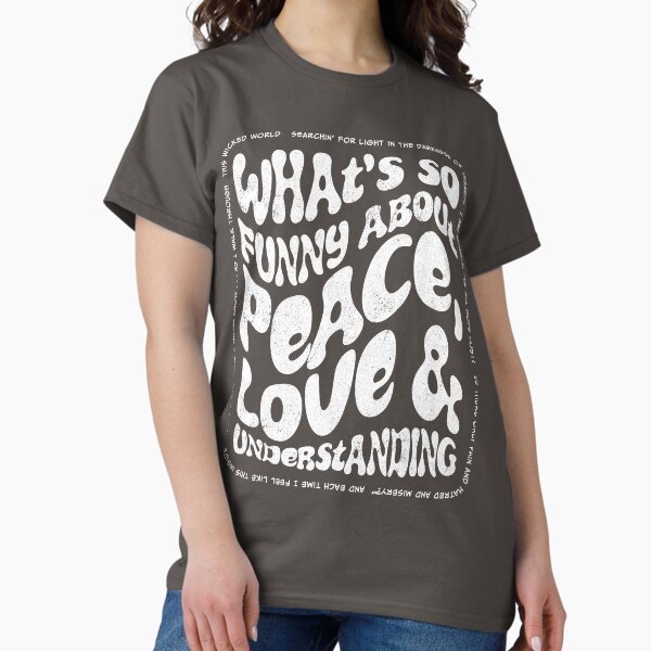 Item preview, Peace Love and Understanding Elvis Costello designed and sold by DesignCats.