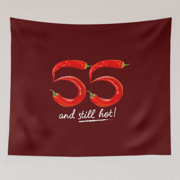Item preview, 55th Birthday Gifts - 55 Years and still Hot designed and sold by betternotes.