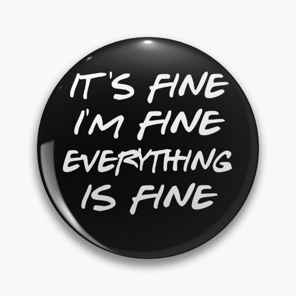 Item preview, white lie party ideas - its fine i'm fine everything is fine designed and sold by Andrea Lina.