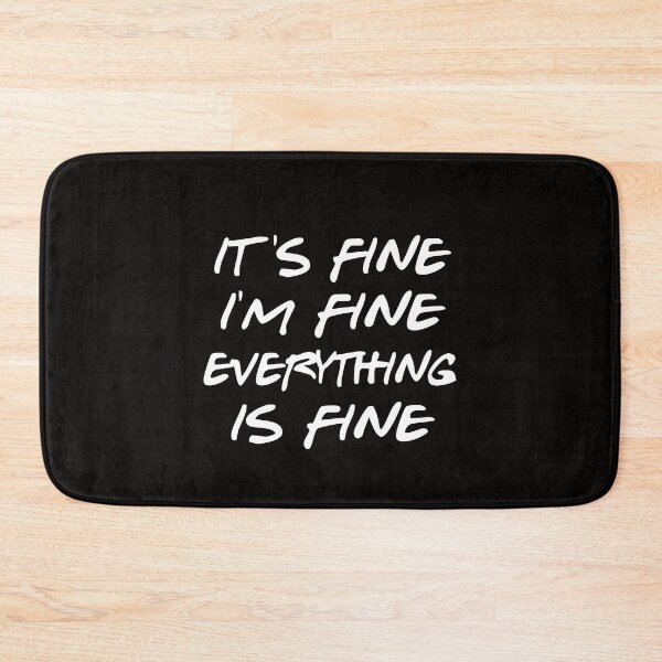 Item preview, white lie party ideas - its fine i'm fine everything is fine designed and sold by Andrea Lina.