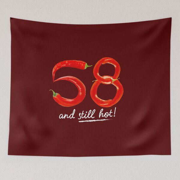 Item preview, 58th Birthday Gifts - 58 Years and still Hot designed and sold by betternotes.