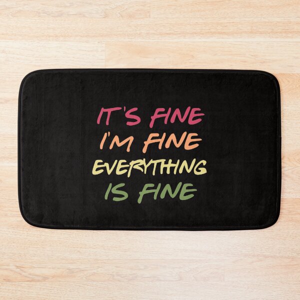 Item preview, white lie party ideas - its fine i'm fine everything is fine designed and sold by Andrea Lina.