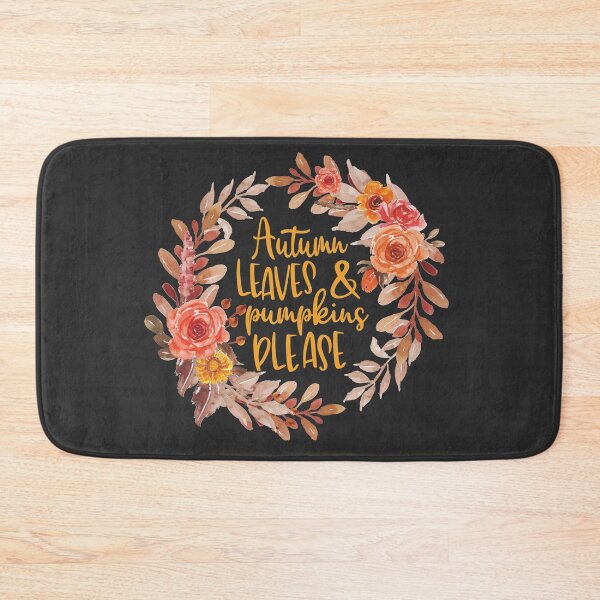 Item preview, Autumn Leaves and Pumpkins Please Fall Quote designed and sold by Katey1285.