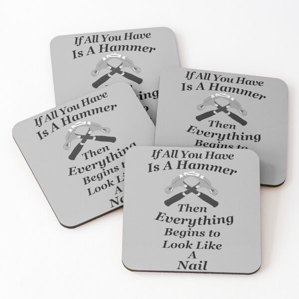 Item preview, Have a Hammer Everything Looks Like a Nail Political designed and sold by CharJens.