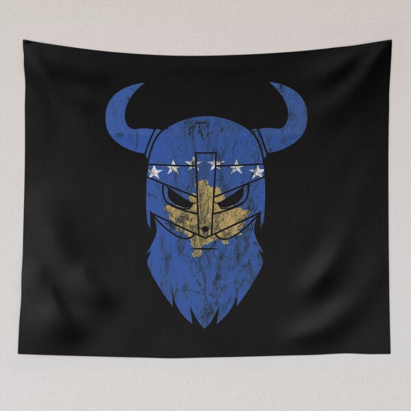 Item preview, Kosovo Vikings flag vintage gift idea designed and sold by Argentini.