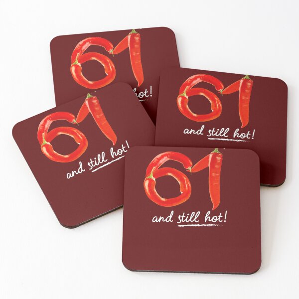 Item preview, 61st Birthday Gifts - 61 Years and still Hot designed and sold by betternotes.