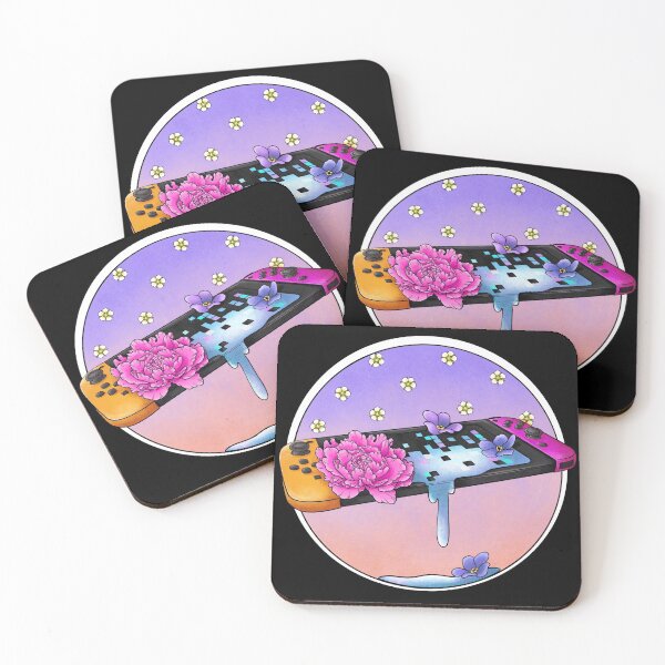 Item preview, Surreal Switch (Floral and Water Game Console) designed and sold by labrattish.