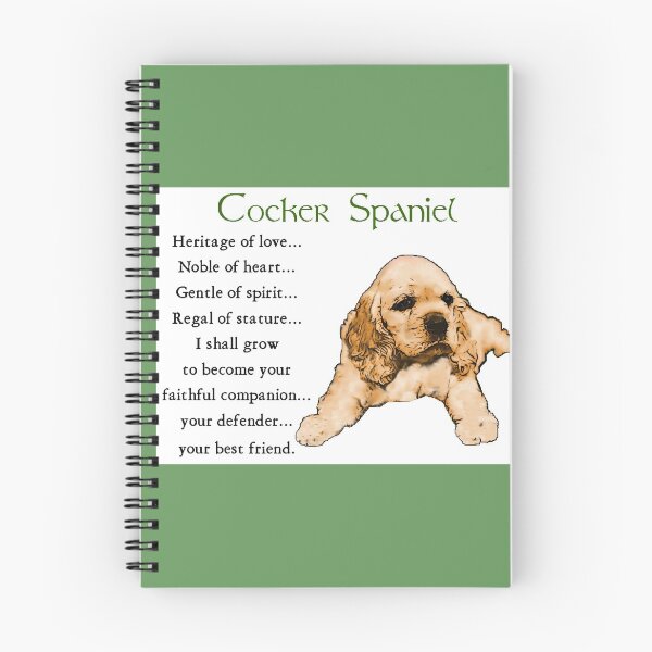 Item preview, Cocker Spaniel Puppy Love Art Regalos designed and sold by springdaleshops.