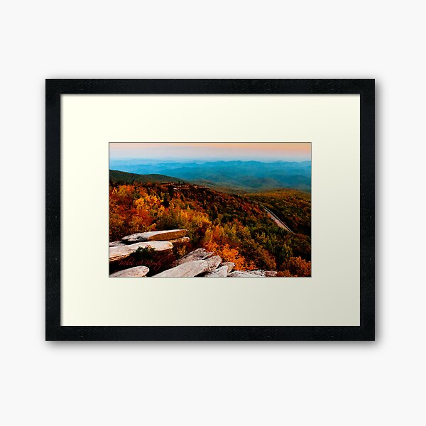 Rough Ridge Evening Framed Art Print