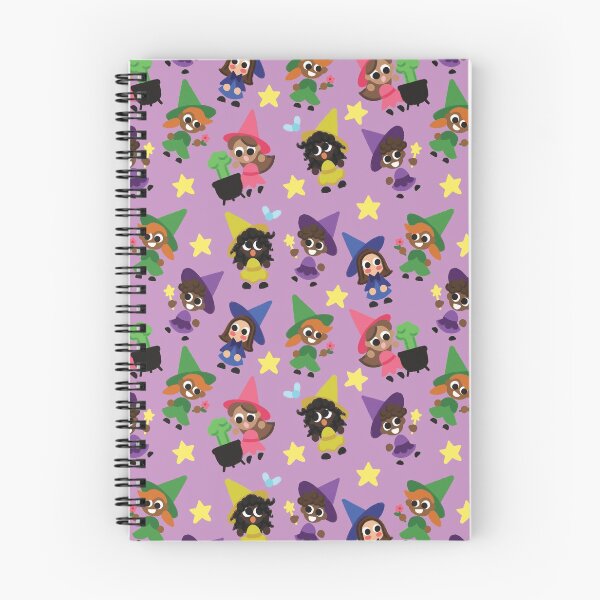 Item preview, Cute Halloween Witch Pattern designed and sold by slice-of-lexie.