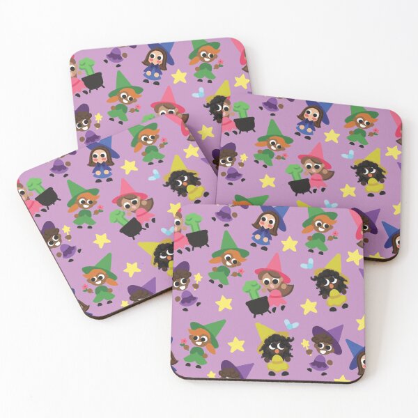 Item preview, Cute Halloween Witch Pattern designed and sold by slice-of-lexie.