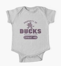 Ducks Hockey Baby Body Kurzarm