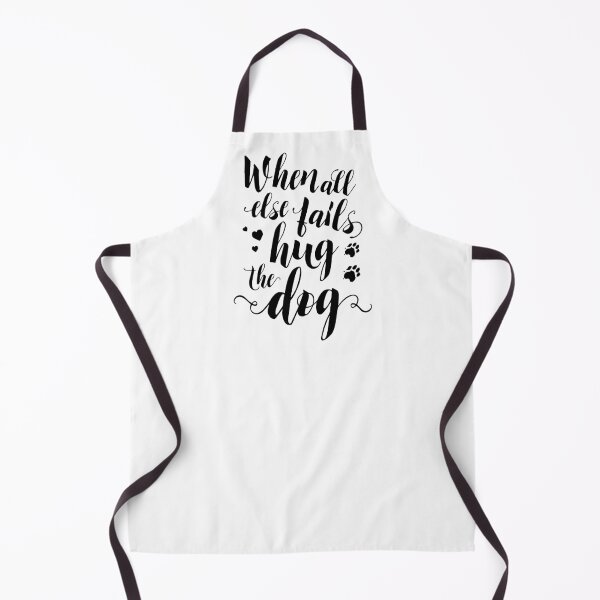 Item preview, When all else fails, hug the dog; funny quote for pet parents designed and sold by MamSelle.