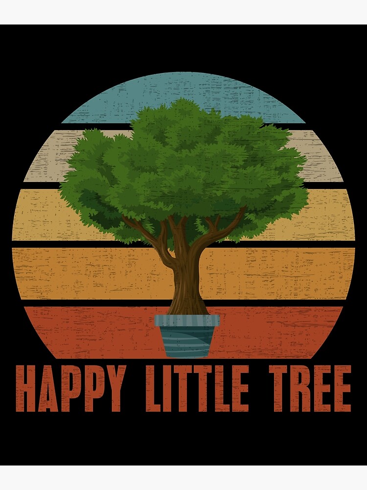 Happt Little Tree Greeting Card By Parinya Redbubble