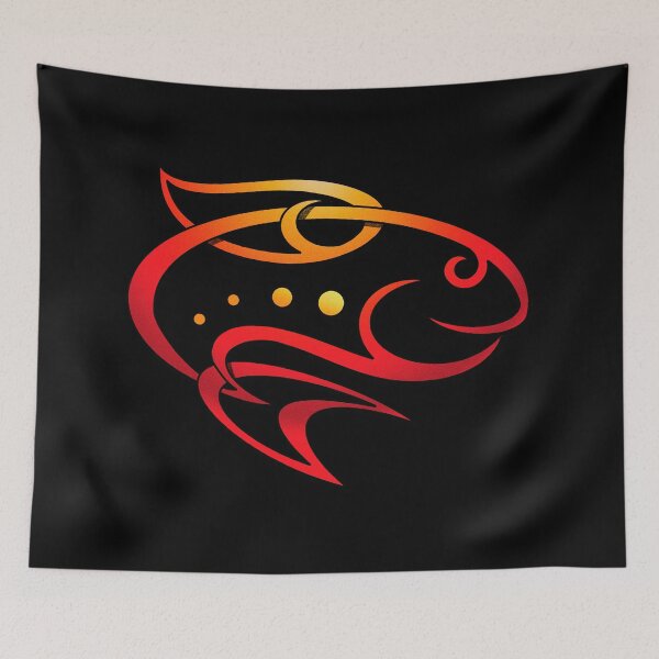 Item preview, Fish Knot - Red designed and sold by Dana Kester-McCabe.