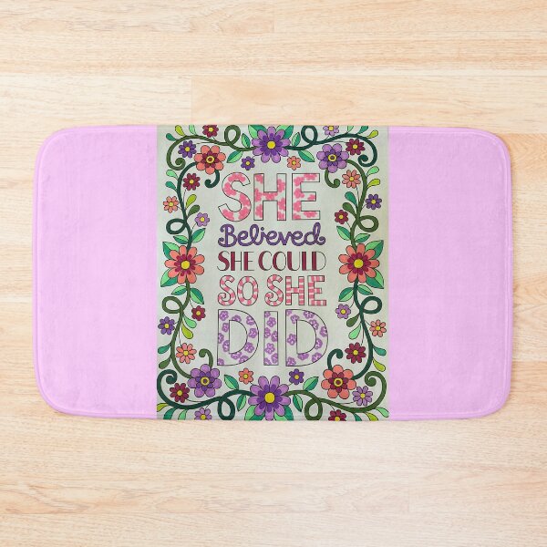 Item preview, She Believed She Could So She Did designed and sold by Radhika Rathore.