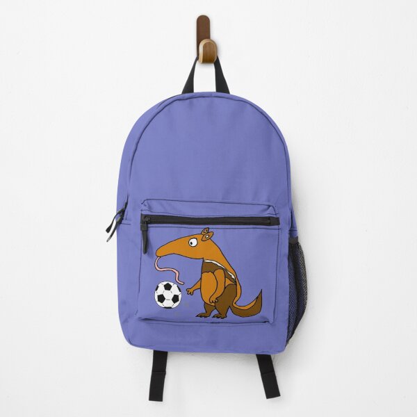 Item preview, Cute Anteater Playing Soccer Cartoon designed and sold by Nature's Fancy.