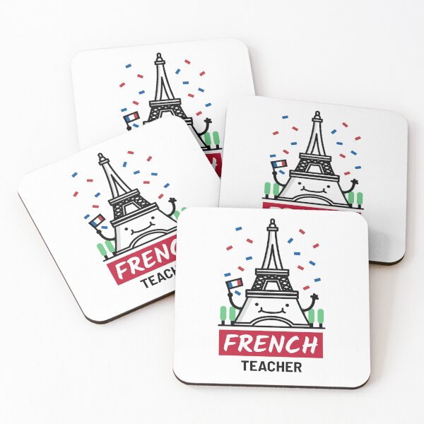 Item preview, Cute French teacher - Cool gift for french teacher with Eiffel Tower designed and sold by TamGustam.