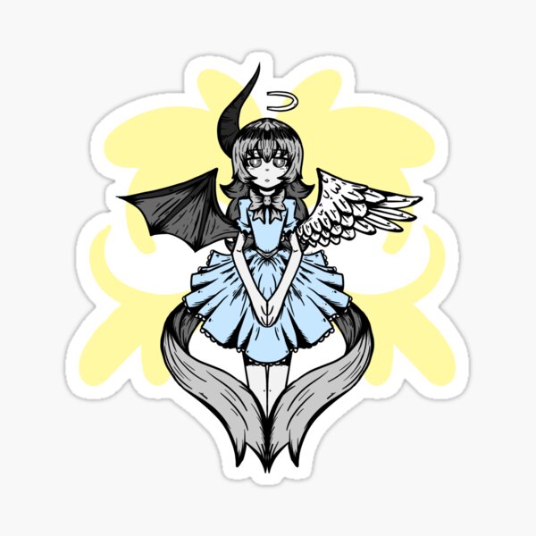 Blue Dress Sticker