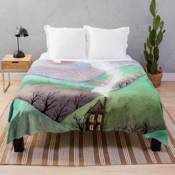 Item preview, Mountain Hut designed and sold by María Casas Watercolour Designs.