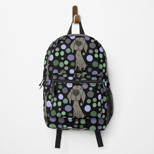 Item preview, Cool Weimaraner Dog and Circle Pattern Art designed and sold by Nature's Fancy.