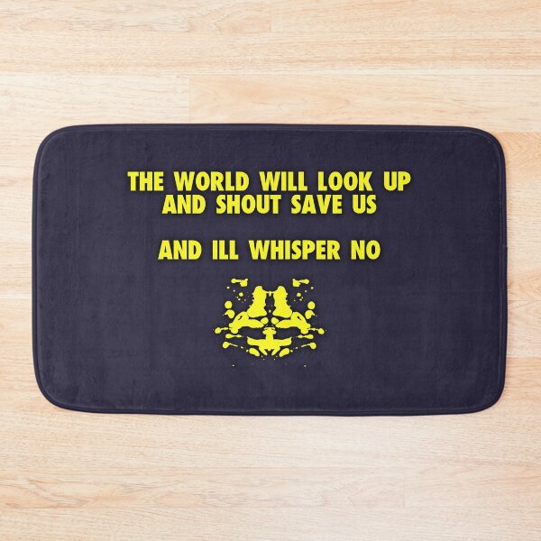 Item preview, Rorschach Watchmen Quote designed and sold by erikvanrent.