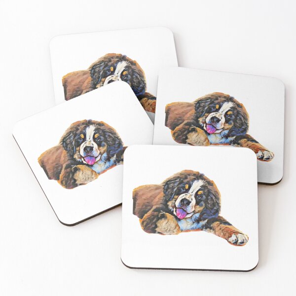 Artikelvorschau, Berner Sennenhund Fotomalerei entworfen und verkauft von AllyShop.