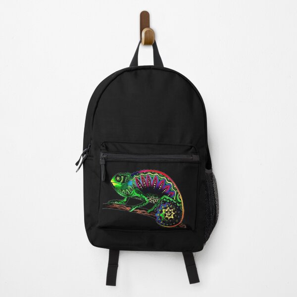Item preview, Left Corner Vibrant Chameleon designed and sold by MyStrangeStudio.