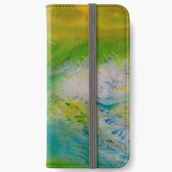 cosmic energy wave iPhone Wallet