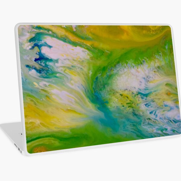 cosmic energy wave Laptop Skin