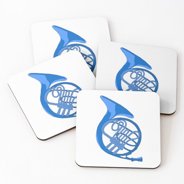 Item preview, Blue french horn designed and sold by Emma Tams.