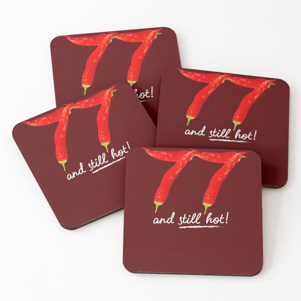 Item preview, 77th Birthday Gifts - 77 Years and still Hot designed and sold by betternotes.