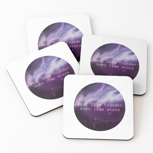 Item preview, Roll Like Thunder Burn Like Stars All Time Low designed and sold by josettemichele.