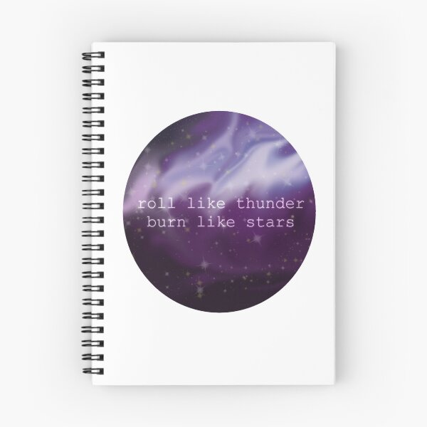 Item preview, Roll Like Thunder Burn Like Stars All Time Low designed and sold by josettemichele.