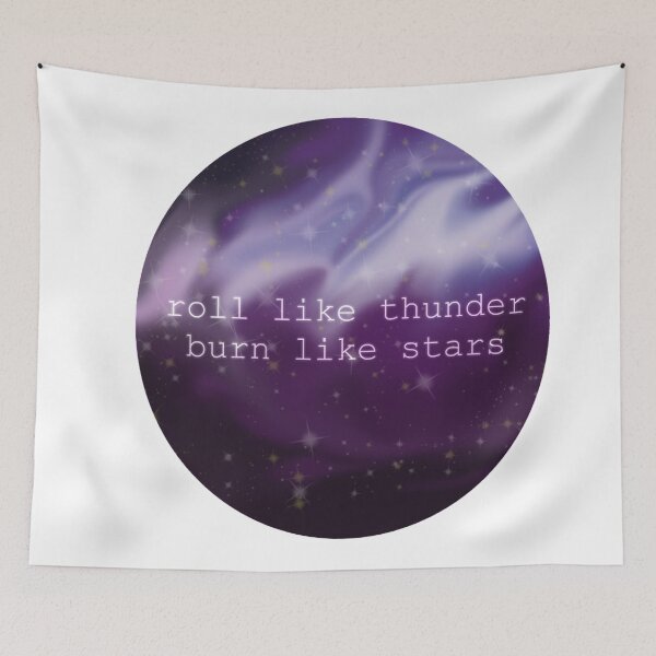 Item preview, Roll Like Thunder Burn Like Stars All Time Low designed and sold by josettemichele.